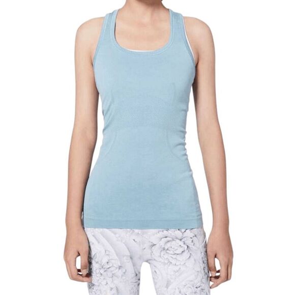 LULULEMON ATHLETICA Swiftly Tech Racerback Tank in Cascade Blue Size 10 - Picture 1 of 4